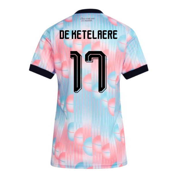 2026-2027 Belgium Away Shirt (Womens) (De Ketelaere 17)-SoccerKits Hub | Buy Soccer Jerseys Online